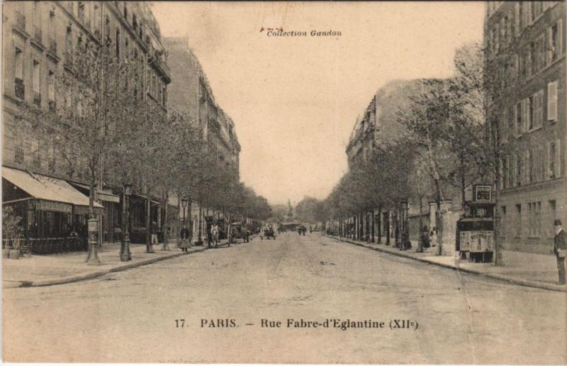 Carte postale ancienne Paris 12e - Rue Fabre-d'Eglantine à Paris 12e