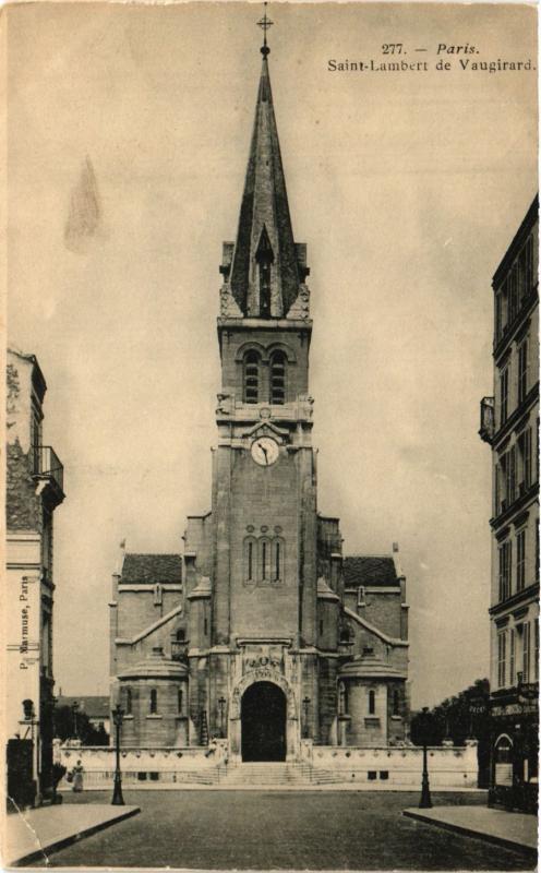 Carte postale ancienne Saint-Lambert de Vaugirard à Paris 15e