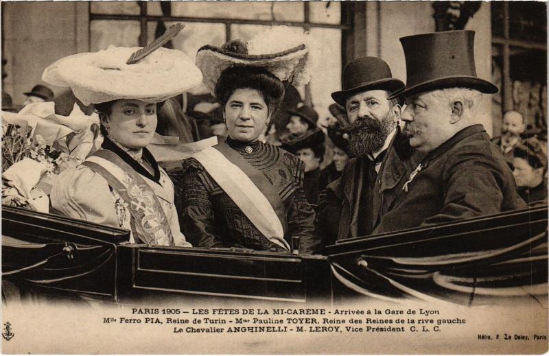 Carte postale ancienne Paris - Les Fétes de la Mi-Caréme à Paris