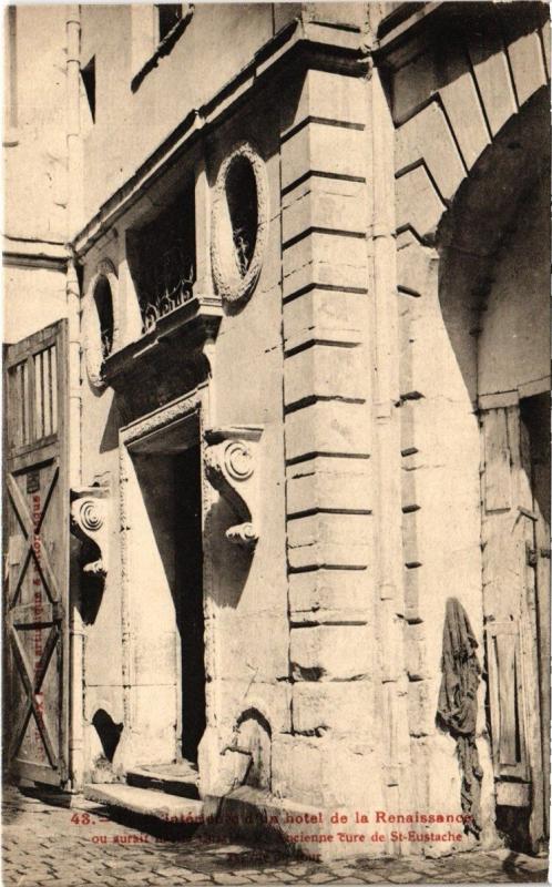 Carte postale ancienne Paris 8e - Porte intérieure d'un hotel à Paris 8e