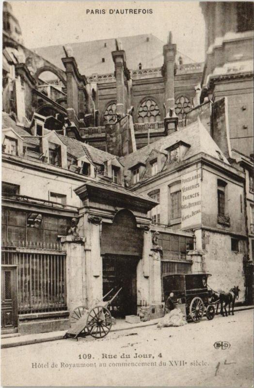 Carte postale ancienne Paris 1e - Rue du Jour, 4 à Paris 1er