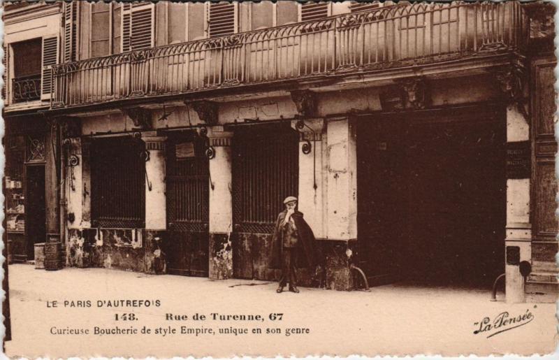 Carte postale ancienne Paris 3e - Rue des Turenne à Paris 3e