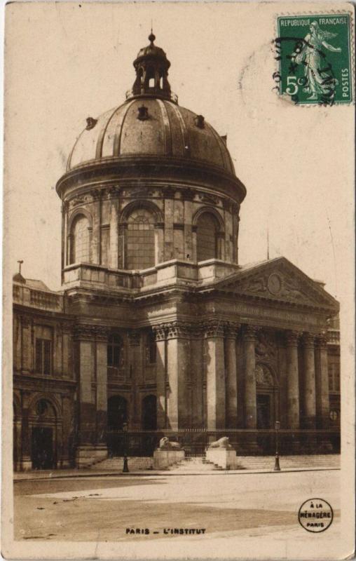 Carte postale ancienne Paris 6e l'institut à Paris 6e