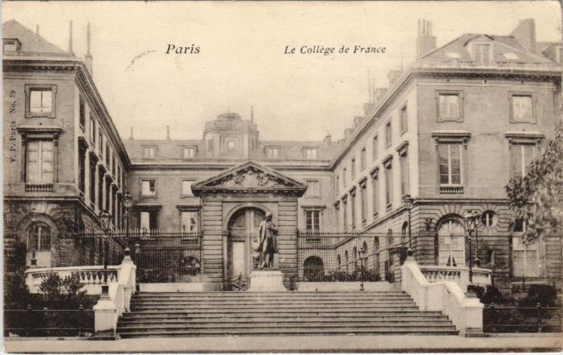 Carte postale ancienne Paris 5e - Le Collège de France à Paris 5e