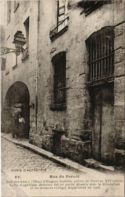 Carte postale ancienne Paris 4e - Rue du Pévrot à Paris 4e