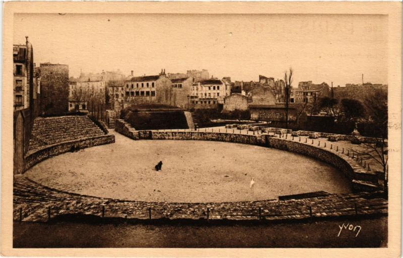 Carte postale ancienne Paris 5e-Les Arénes de Lutéce à Paris 5e
