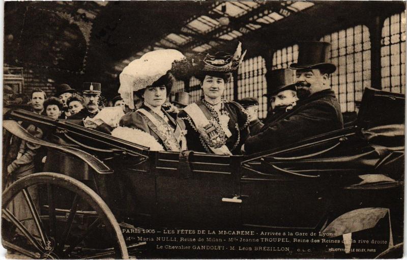 Carte postale ancienne Paris - Les Fétes de la Mi-Caréme à Paris