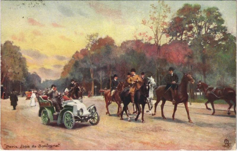 Carte postale ancienne Paris - Bois de Boulogne à Paris
