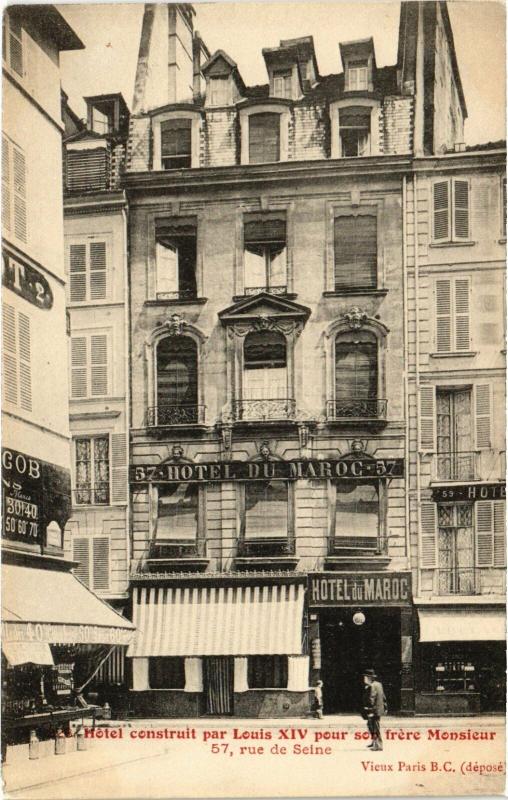 Carte postale ancienne Paris 6e - Hotel Construit par Louis Xiv à Paris 6e