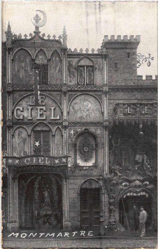 Carte postale ancienne Montmartre - Le Ciel à Paris 18e