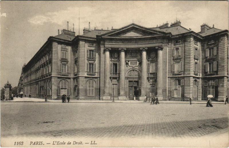 Carte postale ancienne Paris 5e Ecole de Droit à Paris 5e