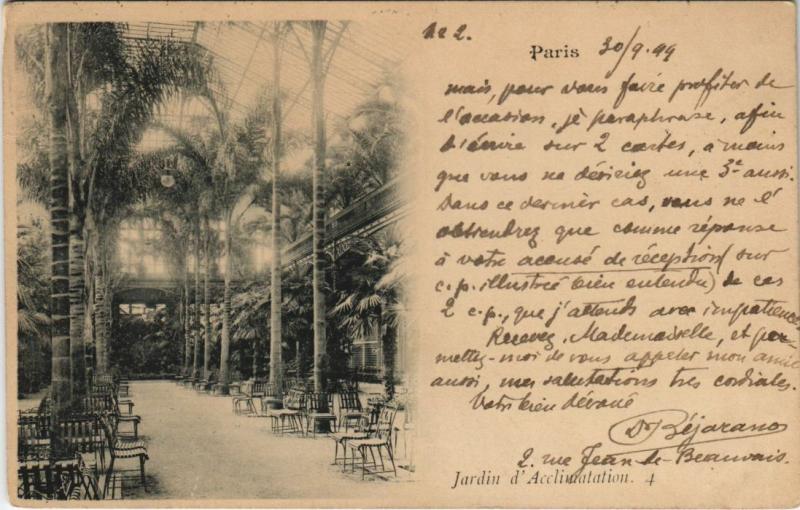Carte postale ancienne Jardin d'Acclimatation à Neuilly-sur-Seine