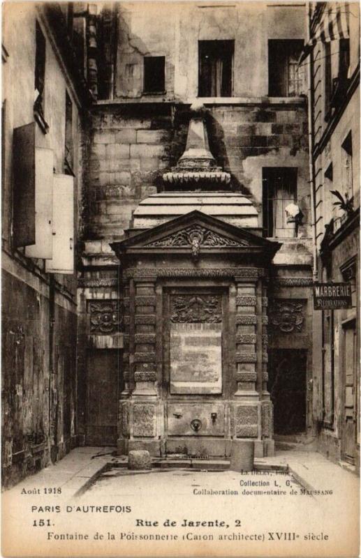 Carte postale ancienne Paris 4e - Rue de Jarente, 2 à Paris 4e