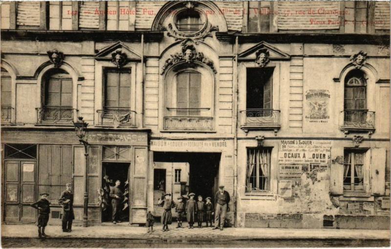 Carte postale ancienne Paris 11e - Ancien Hotel Fut à Paris 11e