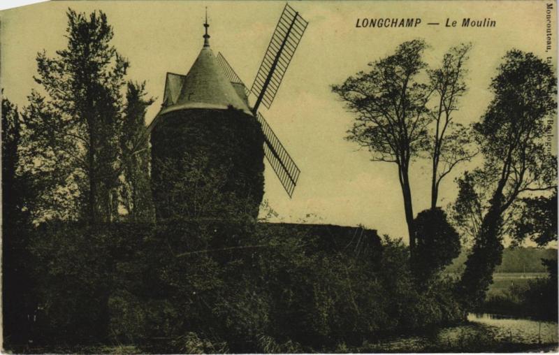 Carte postale ancienne Longchamps - Le Moulin à Paris 16e