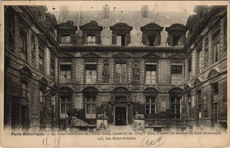 Carte postale ancienne Paris 3e - Paris Historique à Paris 3e