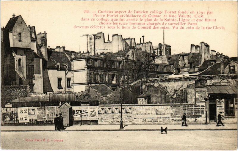 Carte postale ancienne Paris 5e - Curieux aspect de l'ancien à Paris 5e