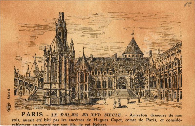 Carte postale ancienne Vieux Paris Le Palais