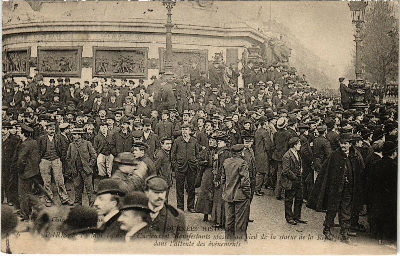 Carte postale ancienne Paris - Journées Historiques à Paris