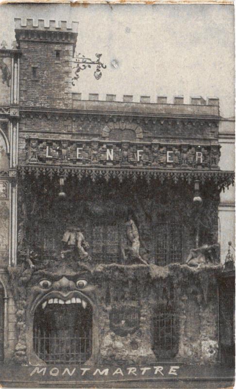 Carte postale ancienne Montmartre - L'Enfer à Paris 9e
