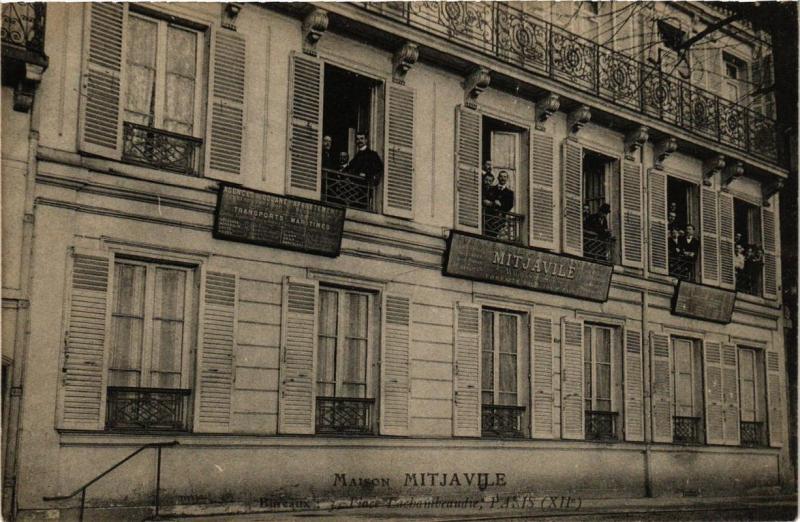 Carte postale ancienne Paris 12e Maison Mijavile à Paris 12e