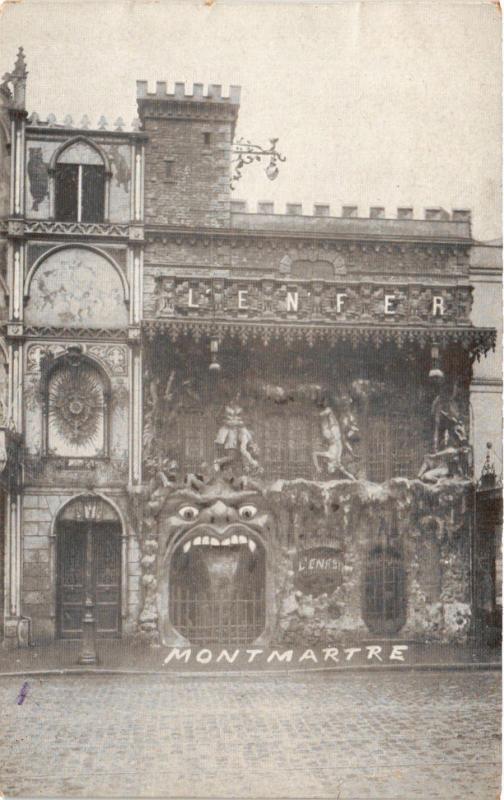 Carte postale ancienne Montmartre - L'Enfer à Paris 9e