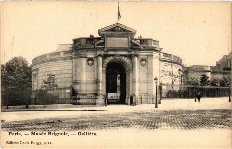 Carte postale ancienne Musée Brignole - Galliéra à Paris 16e