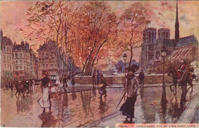 Carte postale ancienne Paris 4e Notre-Dame