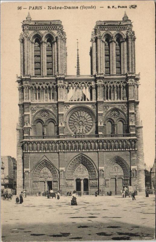 Carte postale ancienne Paris 4e Notre-Dame