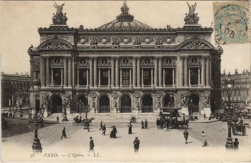 Carte postale ancienne Paris 9e L'Opéra