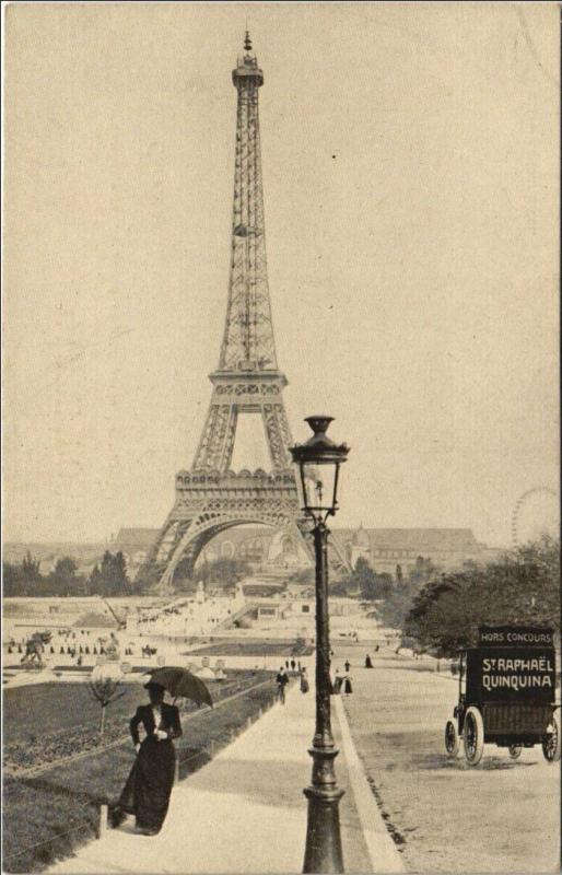 Carte postale ancienne Paris 7e Tour Eiffel