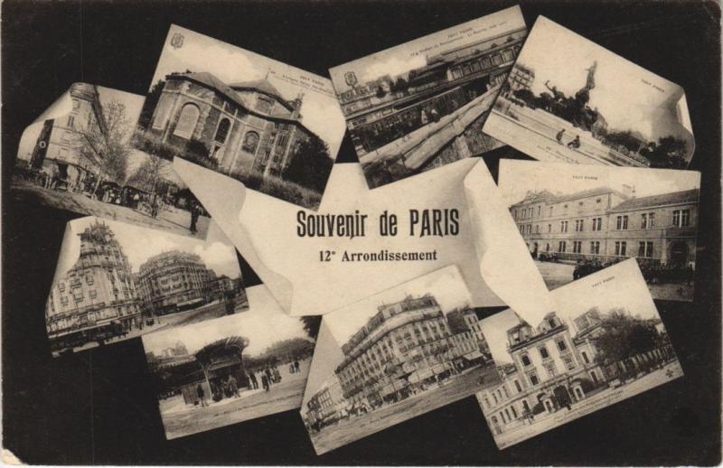 Carte postale ancienne Paris 12e souvenir