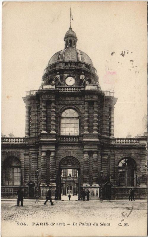 Carte postale ancienne Paris 6e Le Sénat