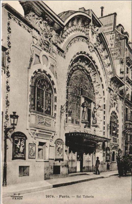 Carte postale ancienne Bal Tabarin à Paris 9e