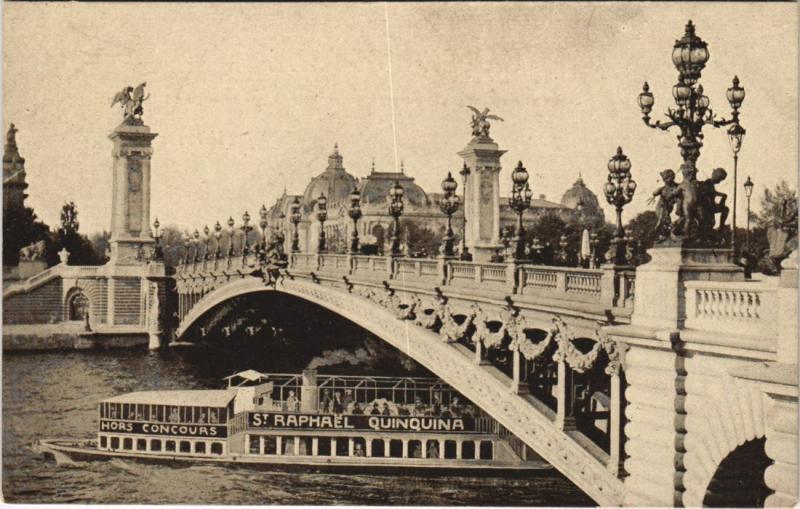 Carte postale ancienne Paris 7e Pont Alexandre Iii