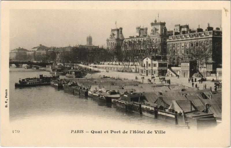 Carte postale ancienne Paris 4e Hotel de Ville