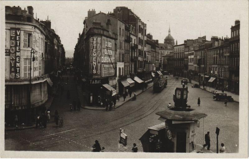 Carte postale ancienne Clermont Ferrand Place Gaillard et Avenue des Etats Unis à Clermont-Ferrand