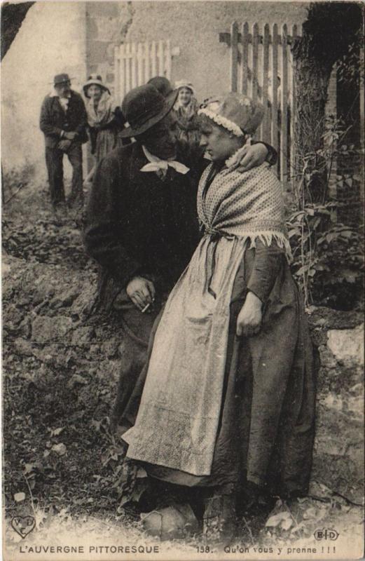 Carte postale ancienne L'Auvergne Pittoresque - Types