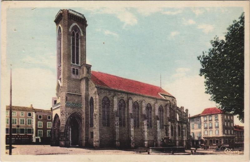 Carte postale ancienne Arlanc Eglise Notre-Dame à Arlanc
