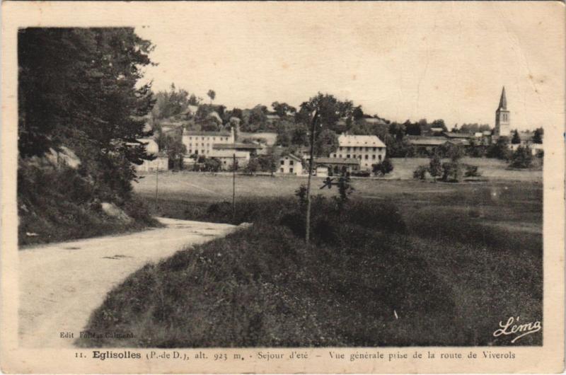 Carte postale ancienne Eglisolles Vue Generale