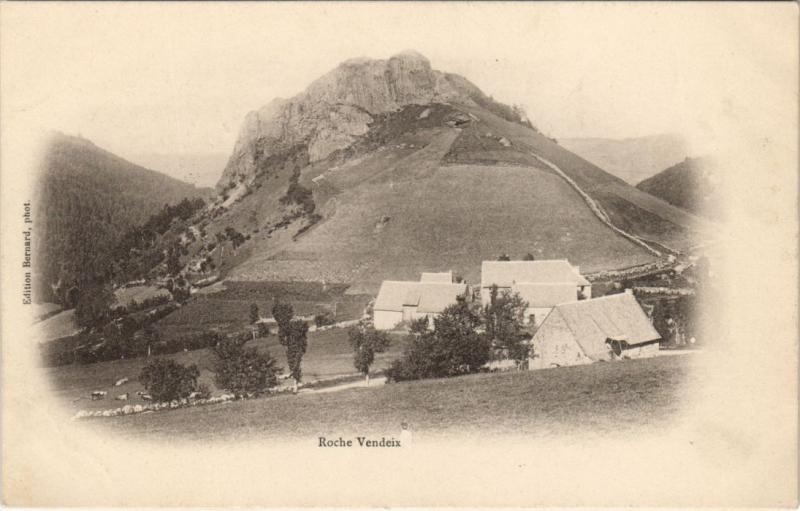 Carte postale ancienne Roche Vendeix