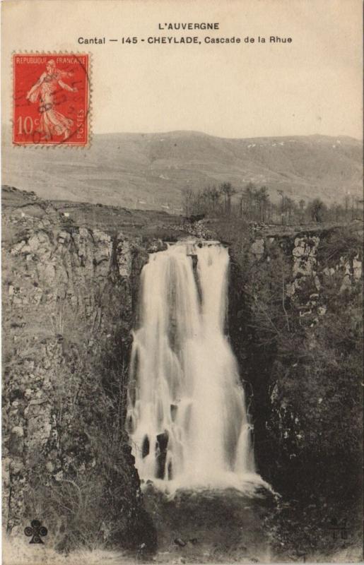 Carte postale ancienne Cheylade Cascade de la Rhue