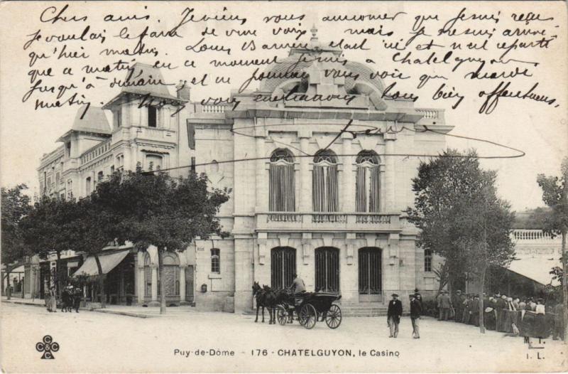 Carte postale ancienne Chatel-Guyon le Casino