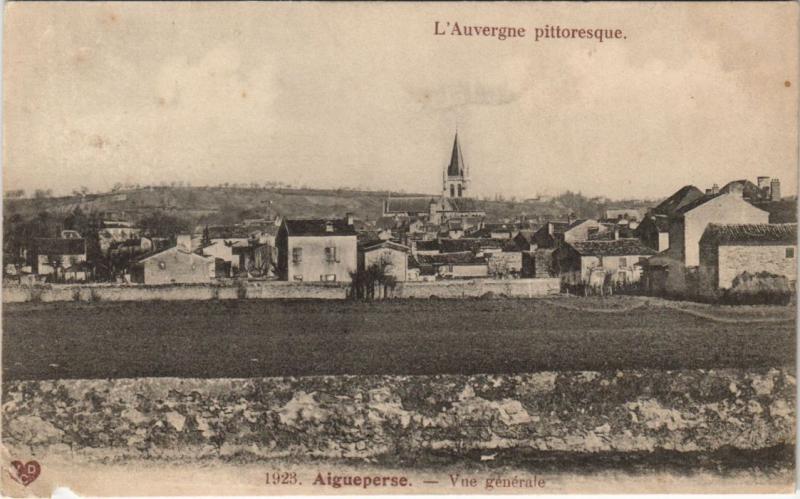 Carte postale ancienne Aiguperse Vue Generale
