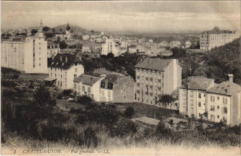 Carte postale ancienne Chatel-Guyon Vue Generale