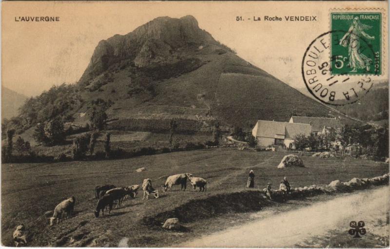 Carte postale ancienne La Roche Vendeix