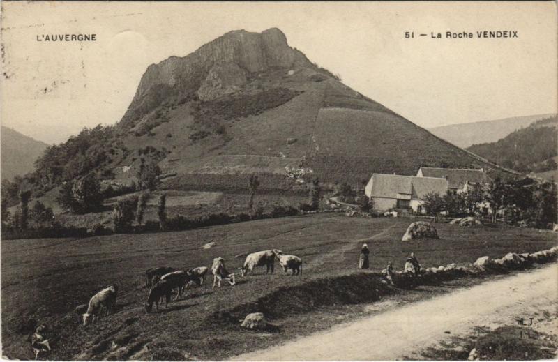 Carte postale ancienne La Roche Vendeix