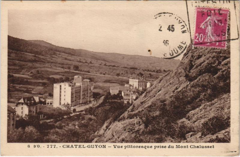 Carte postale ancienne Chatel-Guyon vue pittoresque