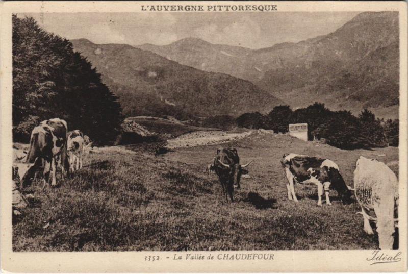 Carte postale ancienne La Vallee de Chaudefour