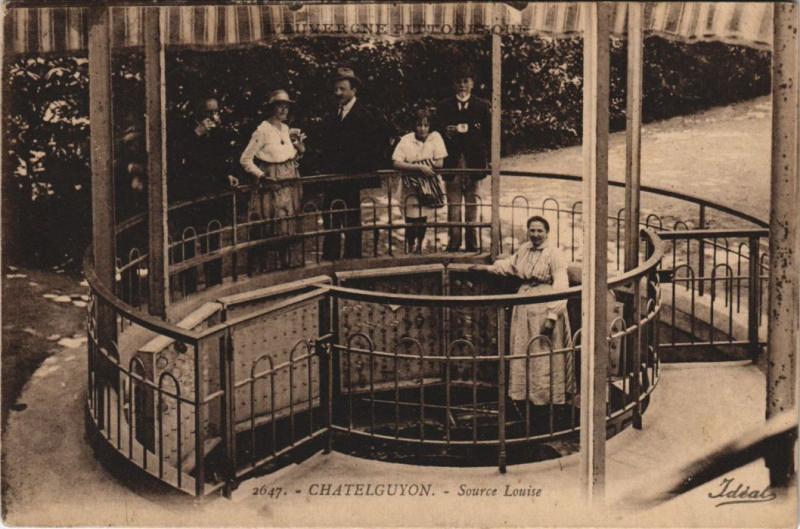 Carte postale ancienne Chatel-Guyon Source Louise
